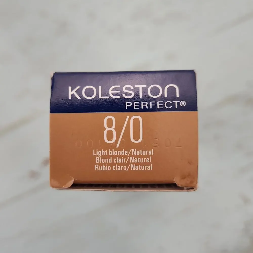 Wella Koleston Perfect‎ 8/0 Light Brown/Natural Permanent Creme Hair Color 2 oz